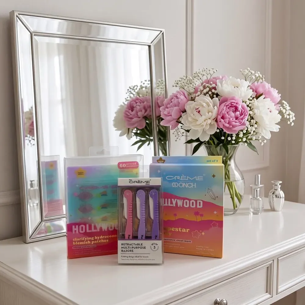 The Crème Shop Hollywood Skincare Self Care 3 Piece Bundle NWT